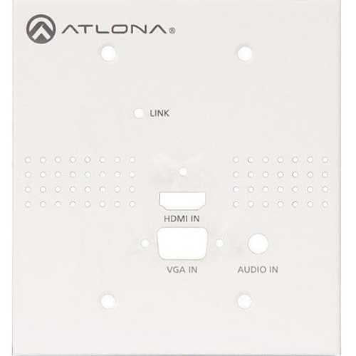 Atlona AT-HDVS-TX-WP-NB Blank Face Plate for HDVS Series Wall Plate Switchers