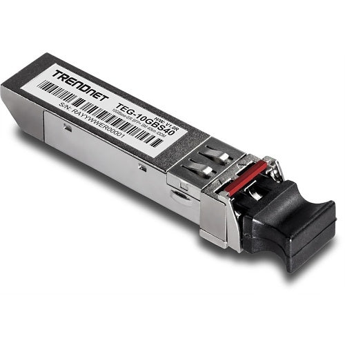 TRENDnet TEG-10GBS40 10GBASE-ER SFP+ Single Mode LC Module 40 km (24.9 miles) with DDM
