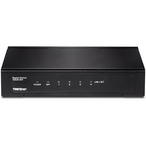TRENDnet TEG-S51SFP 4-Port Gigabit Switch with SFP Slot