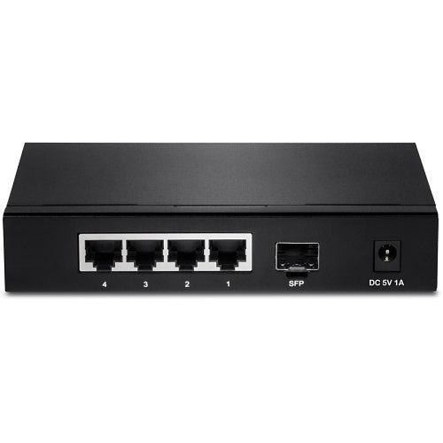 TRENDnet TEG-S51SFP 4-Port Gigabit Switch with SFP Slot