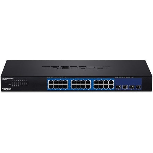 TRENDnet TEG-30284 24-Port Gigabit Web Smart with x 10G SFP+ Slots