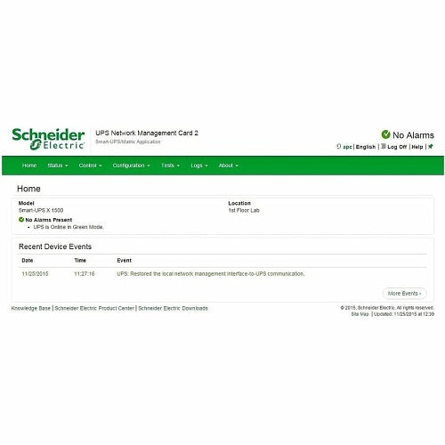 APC AP9635 Electric UPS Network Management Card with Environmental Monitoring