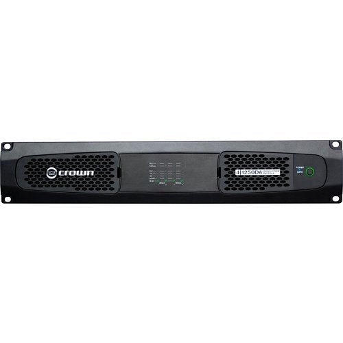 Crown DCI4X1250DA DCi DA Series 4-Channel Dante-Enabled 1250W Ohms Power Amplifier with DSP