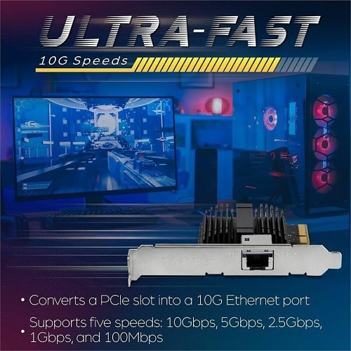TRENDnet TEG-10GECTX 10 Gigabit PCIe Ethernet Adapter