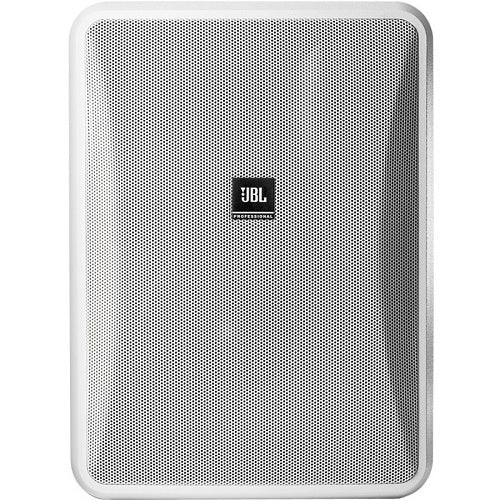 JBL Professional Control 28-1L-WH 8" Background/Foreground Speaker, 2-Way High Output, Indoor/Outdoor, White
