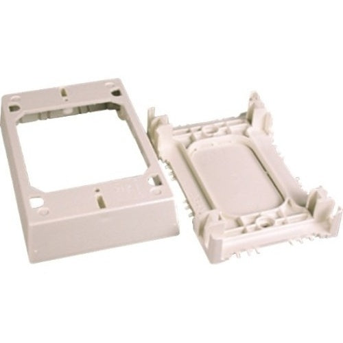 Wiremold 2348S/51-WH Shallow Device and Extension Box Fitting, TAA Compliant, White