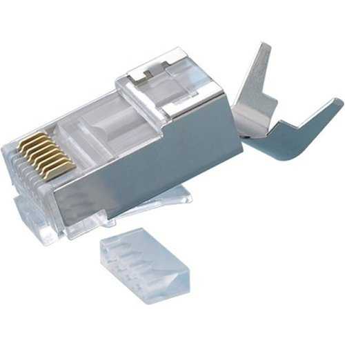 Platinum Tools 106195 10G CAT6a RJ45 Shielded Connector with Liner, 100-Pack