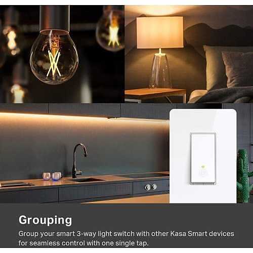 TP-Link HS210 KIT Smart Wi-Fi Light Switch Kit, 3-Way