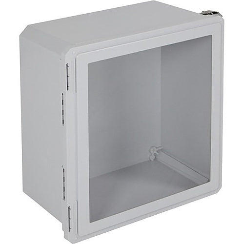 STI EF181610-W Mounting Device, Fiberglass Enclosure with Window, 18" x 16" x 10"