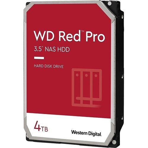 WD WD4003FFBX Hard Disk Drive, 4TB Red Pro Nas Hard Drive