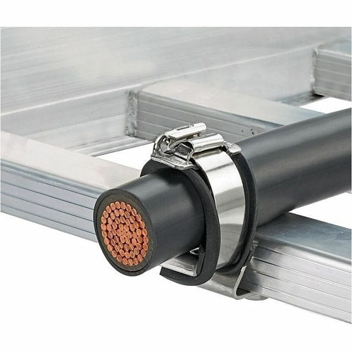 Panduit MS8W75T30-Q6 Buckle Strap Cable Cleat, 316 SS, 0.75\\" Wide