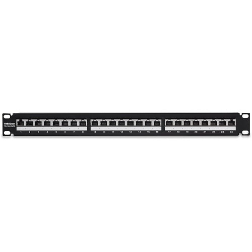 TRENDnet TC-P24C6AS 24-Port Cat6A Shielded 1U Patch Panel