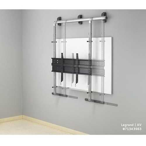 Chief OB1U Over-The-Whiteboard Interactive Display Wall Mount for 42-100\\" Displays, VESA Flat Panel Mount, Silver