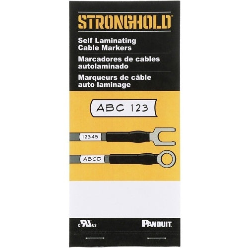 Panduit PSCB-12Y Label Maker, Write-On Self-Laminating Wire Marker Car
