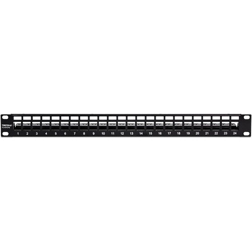 TRENDnet TC-KP24S 24-Port Blank Keystone Shielded 1U Patch Panel