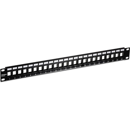 TRENDnet TC-KP24 24-Port Blank Keystone 1U Patch Panel