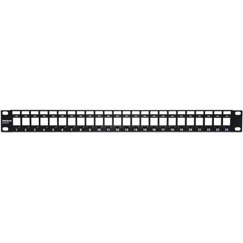 TRENDnet TC-KP24 24-Port Blank Keystone 1U Patch Panel