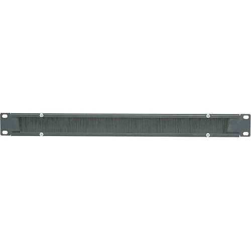 Panduit BR1B 1RU Rack Mount Brush Seal Panel for Airflow Management, Black