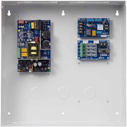 Securitron AQD4-8C1 Amp Dual Voltage Power Supply with Enclosure, Outputs, Amp PTC Polyswitch