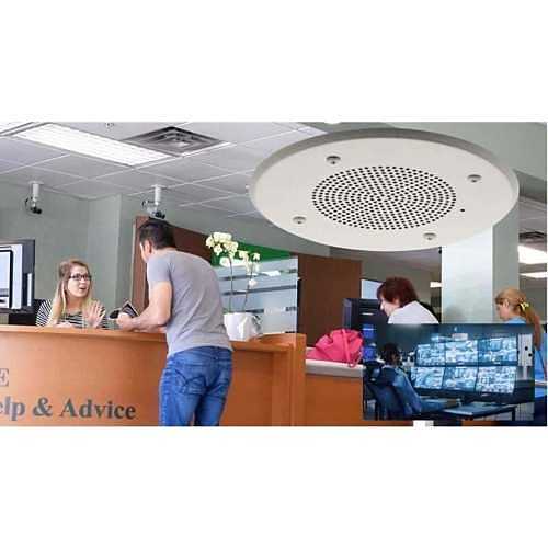 Louroe LE-550 VeriFact 550 4\\" Ceiling Mount Flush Speakerphone