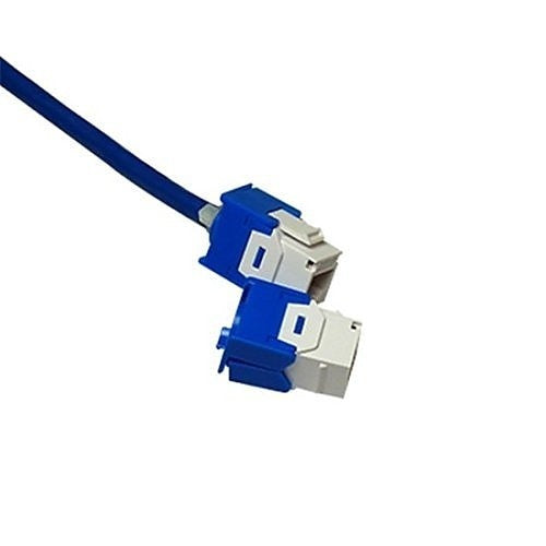 Primex 125-1628-WT CAT6a, 180° Tool-less, Unshielded