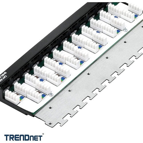 TRENDnet TC-P12C6AS 12-Port Cat6A Shielded Wall Mount Patch Panel