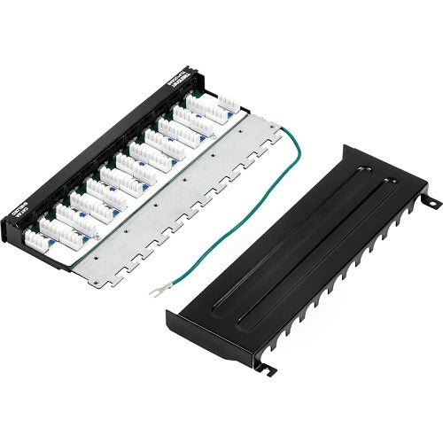 TRENDnet TC-P12C6AS 12-Port Cat6A Shielded Wall Mount Patch Panel