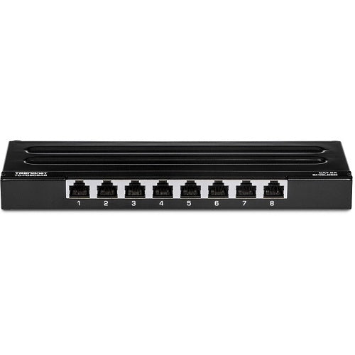 TRENDnet TC-P08C6AS 8-Port Cat6A Shielded Wall Mount Patch Panel