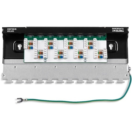 TRENDnet TC-P08C6AS 8-Port Cat6A Shielded Wall Mount Patch Panel