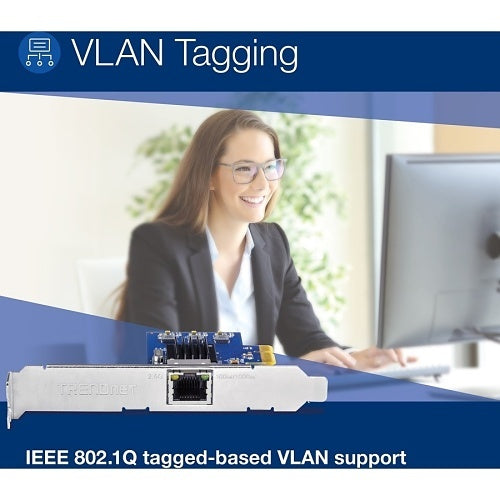 TRENDnet TEG-25GECTX 2.5GBASE-T PCIe Network Adapter