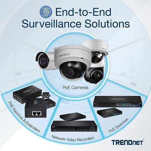 TRENDnet TEW-841APBO dBi Wireless AC1300 Outdoor PoE+ Omni-Directional Access Point