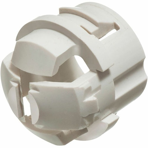 Arlington NM94X Plastic Push-In Cable Grommet, White
