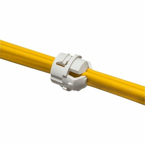 Arlington NM94X Plastic Push-In Cable Grommet, White