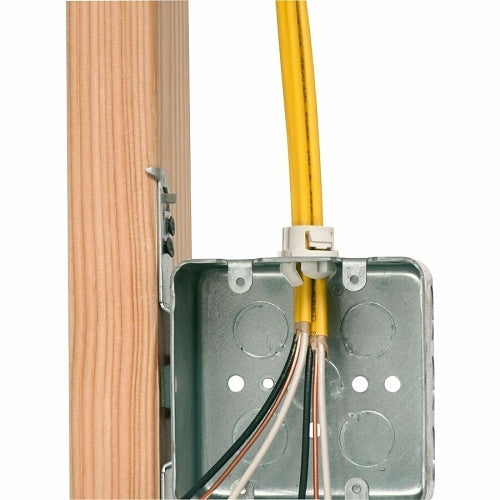 Arlington NM94X Plastic Push-In Cable Grommet, White