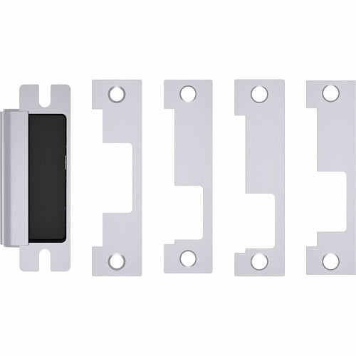 HES 1500-BSP 1500 Series Modular Universal Electric Strike for Cylindrical or Mortise Locks, 12/24VDC, Black Suede Powder