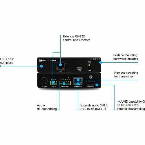 Atlona AT-OME-RX11 HDBaseT Receiver for HDMI with Audio