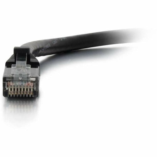 Quiktron 576-A35-003 CAT6(a) Snagless UTP Ethernet Network Patch Cable, CM Rated, Black