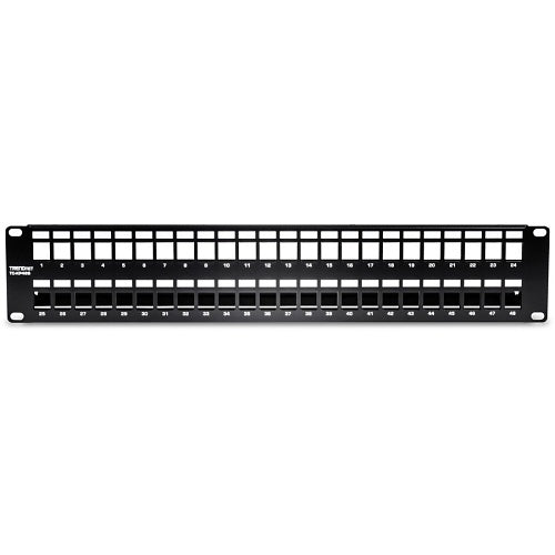 TRENDnet TC-KP48S 48-Port Blank Keystone Shielded 2U HD Patch Panel