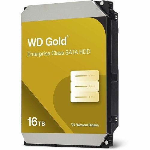 WD WD161KRYZ Hard Disk Drive, 16TB 3.5\\" Gold Enterprise-Class SATA, 7200 RPM
