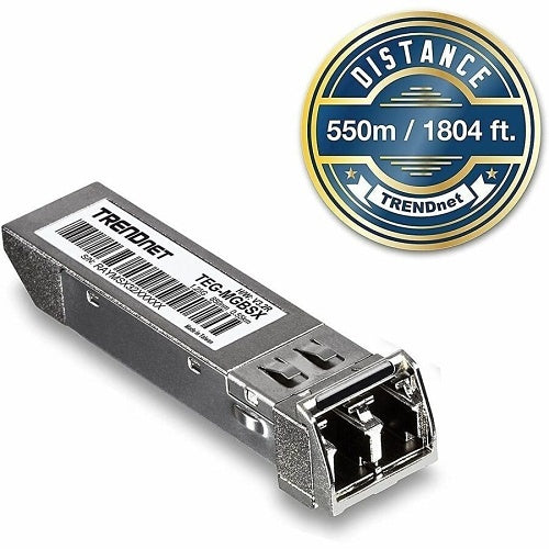 TRENDnet TEG-MGBSX/4 SFP Multi-Mode LC Module, 4-Pack, 550m