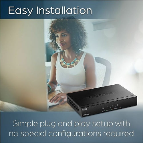 TRENDnet TEG-S350 5-Port Unmanaged 2.5G Switch, 25Gbps
