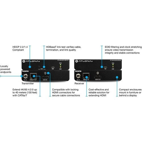 Atlona Avance 4K/UHD HDMI Extender Kit