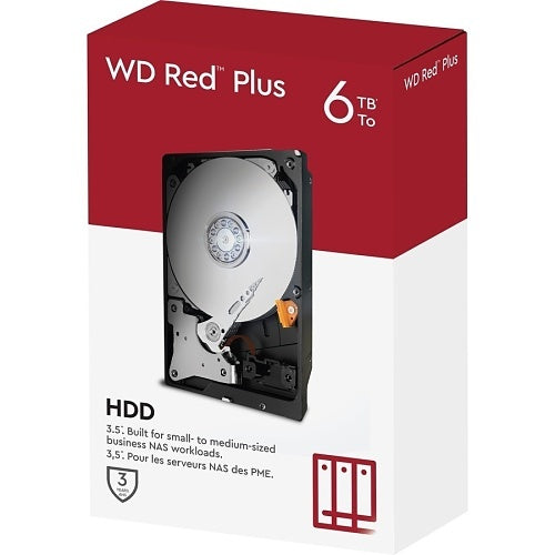 WD WD60EFZX Red Plus NAS HDD, 6 TB, 5400 RPM, 3.5\\" SATA