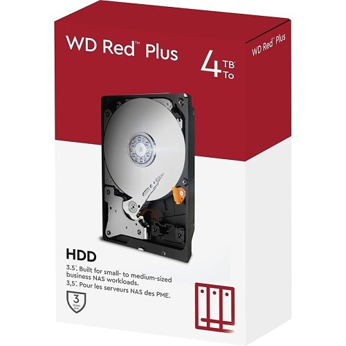 WD WD40EFZX Red Plus NAS HDD, 4 TB