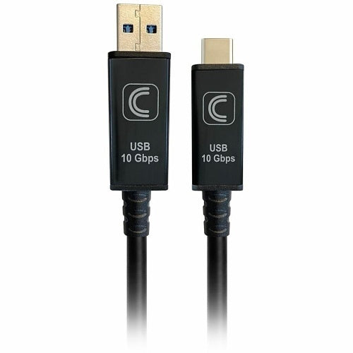 Comprehensive USB32-AC-50PROPAF Pro AV/IT Integrator Series USB 10G (3.2 Gen 2) Type-A Male to Type-C Male AOC 50\' Active Directional Cable