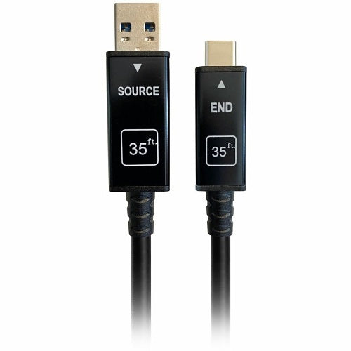 Comprehensive USB32-AC-50PROPAF Pro AV/IT Integrator Series USB 10G (3.2 Gen 2) Type-A Male to Type-C Male AOC 50\' Active Directional Cable