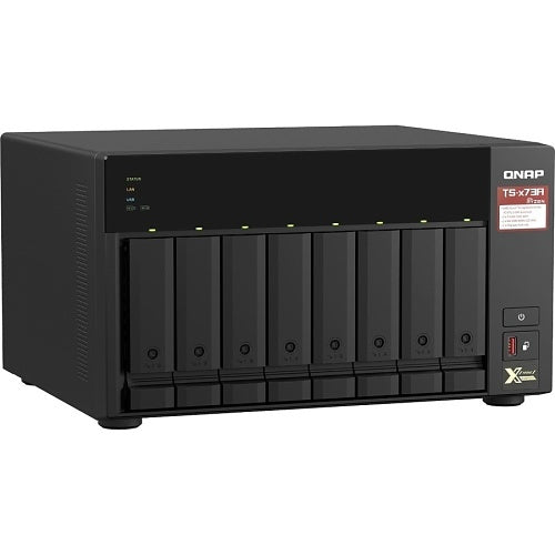QNAP TS-873A-8G-US AMD Ryzen V1000 series Quad-Core 2.2 GHz Processor, 64GB RAM