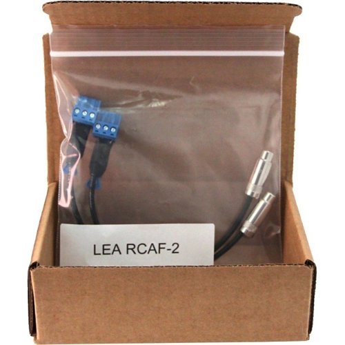 LEA Professional RCAF-2 Female RCA to Ampenol Anytek balanced pin connector, Pack