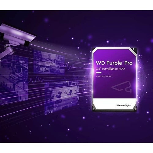 WD WD181PURP Purple Pro Surveillance Hard Disk Drive, 18TB