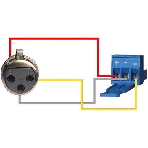 LEA Professional XLRF Female XLR to Amphenol Anytek 3-Pin Connector